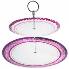 Suporte Duplo Lilás/Rosa - 001206 Suporte Duplo Lilás/Rosa - 001206